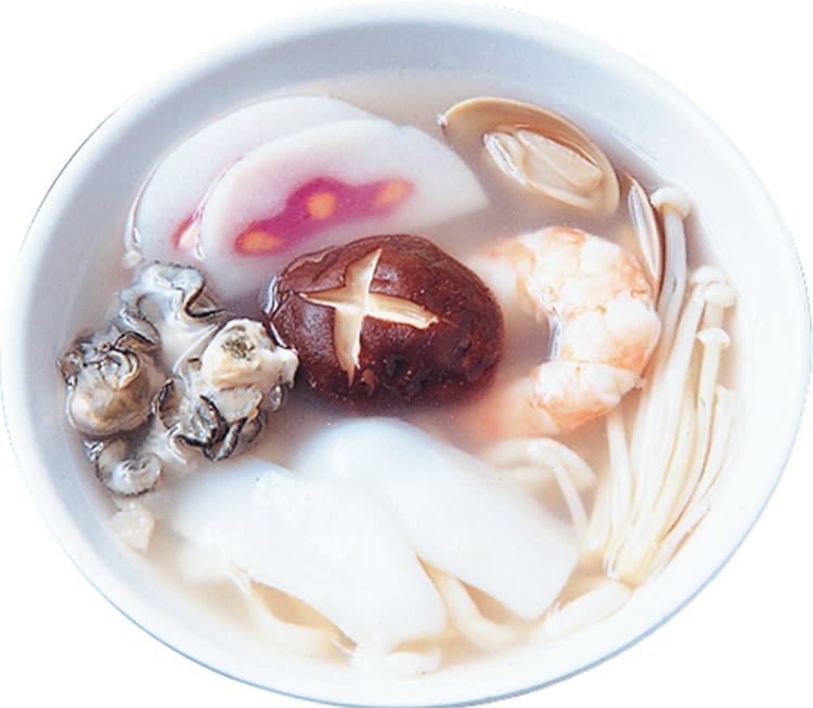 食谱:海鲜汤面