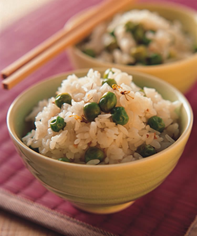 食谱:青豆桂花饭