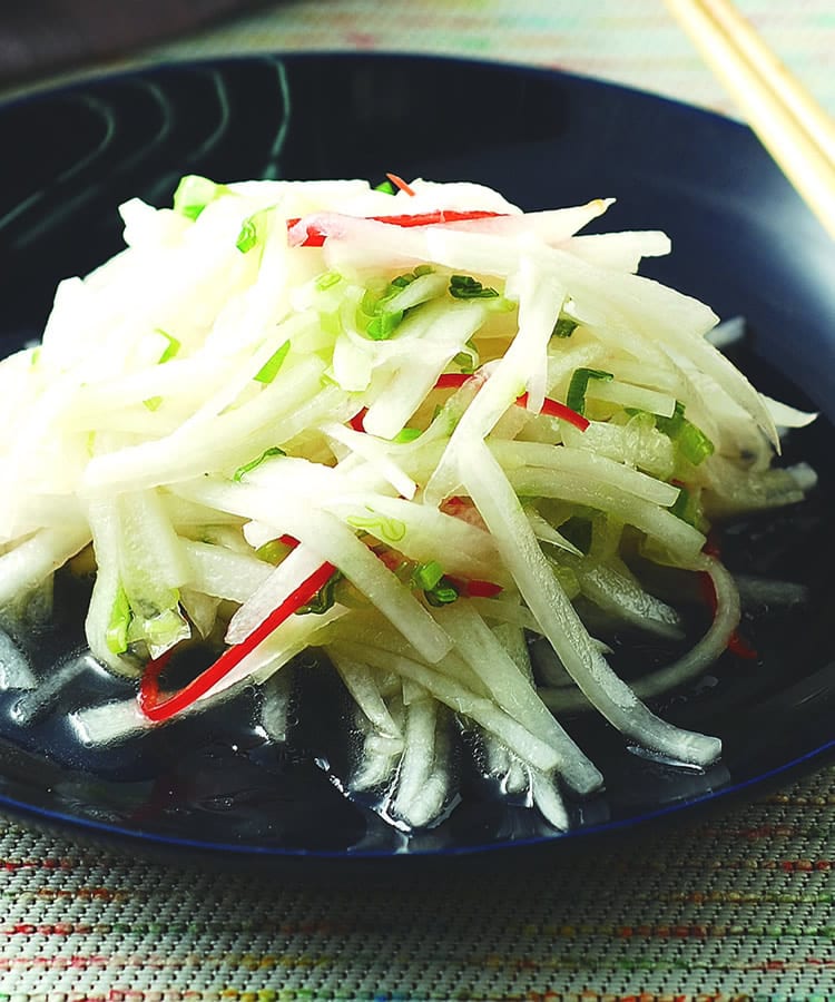 食谱:葱油萝卜丝