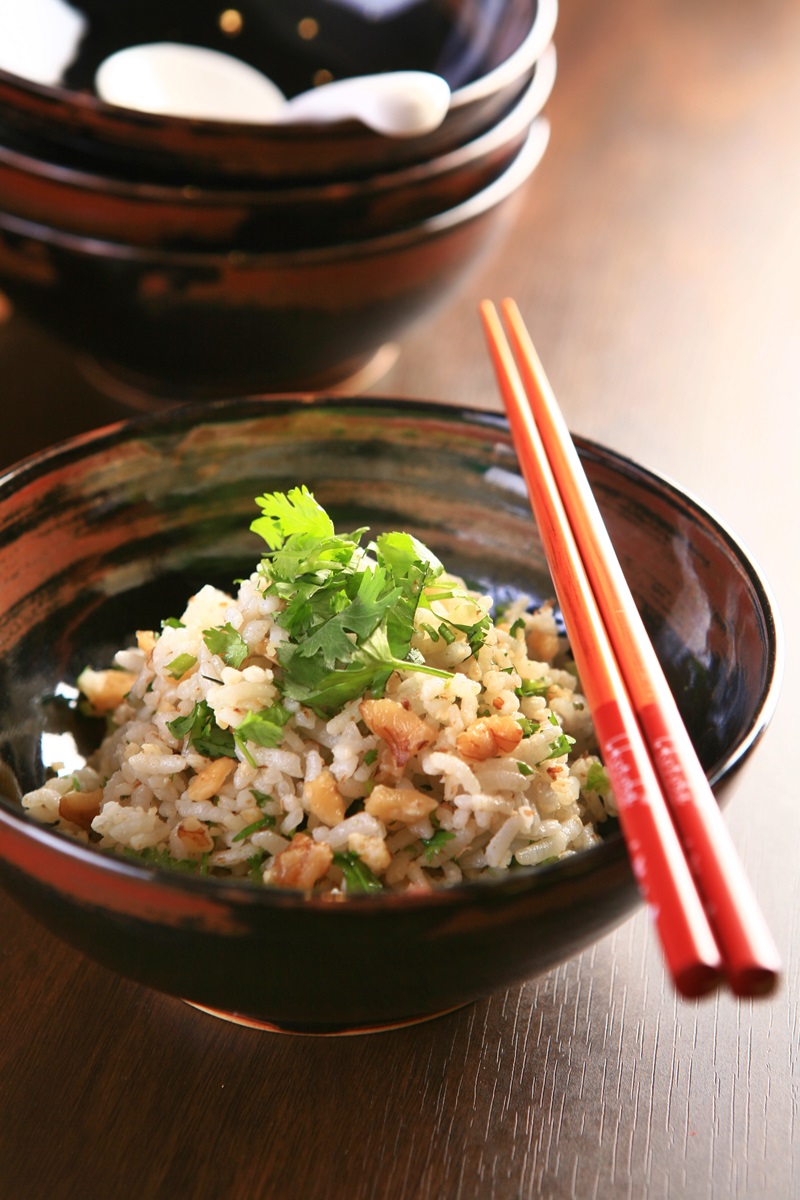 核桃橄榄油拌饭