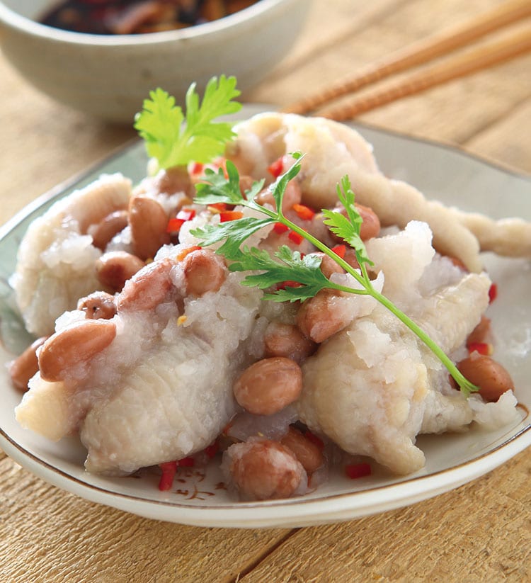 食谱:花生鸡脚